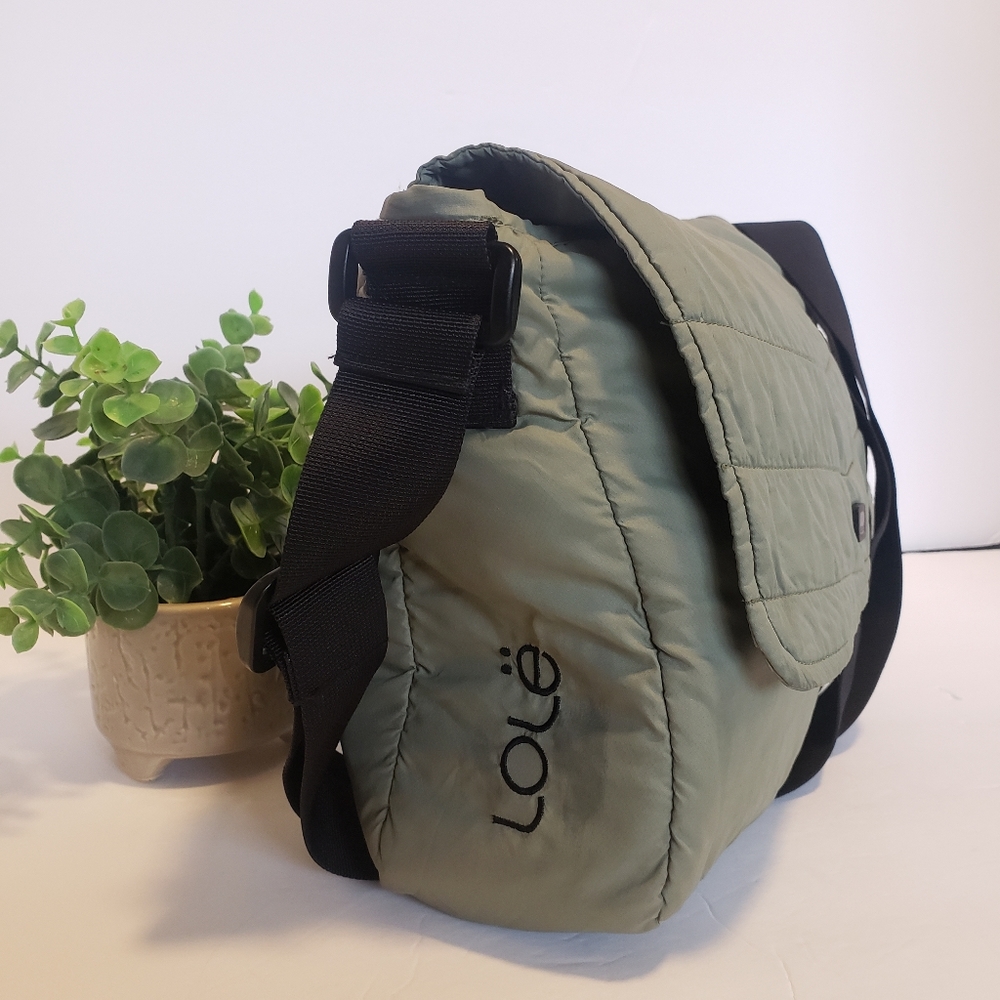 Lolë Olive Green Crossbody Bag